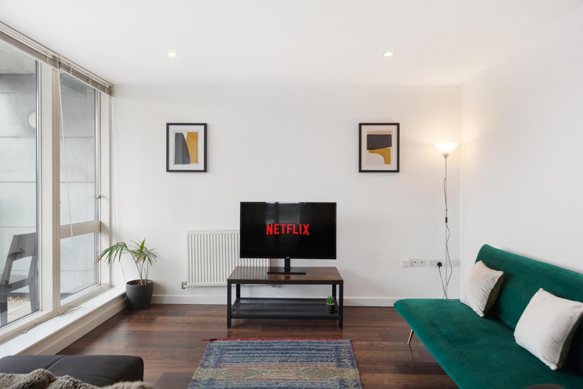 Appartement Modern & Spacious 3 Bed With Free Parking & Lift In Shoreditch, Next To Station Londres